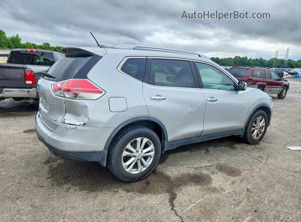 KNMAT2MTXGP594688 2016 NISSAN ROGUE Silver 