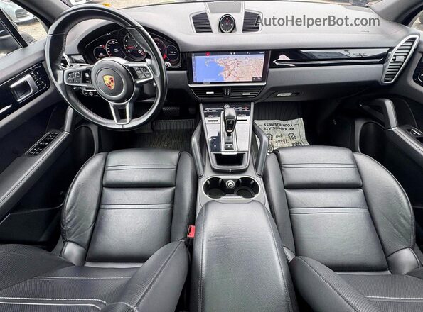 WP1AA2AY1KDA13707 2019 PORSCHE CAYENNE Black Вид щитка приладів