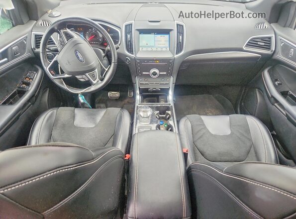 2FMPK4AP6KBB28171 2019 FORD EDGE Красный Вид щитка приборов