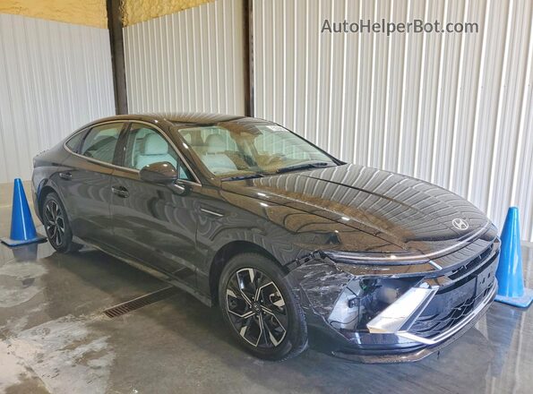 KMHL64JA0SA477918 2025 HYUNDAI SONATA Black Դիմացի տեսք