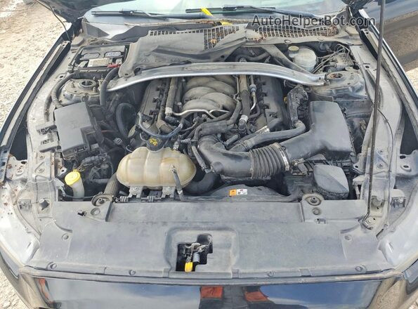1FA6P8CF9G5237349 2016 FORD MUSTANG Черный Вид подкапотного пространства