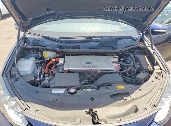 JTDBVRBD3HA001955 2017 TOYOTA MIRAI Blue Engine compartment view