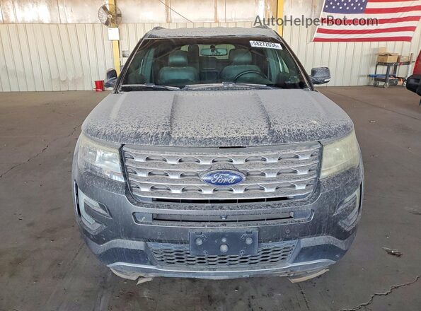 1FM5K7F83GGB64121 2016 FORD EXPLORER Black უკანა ხედი