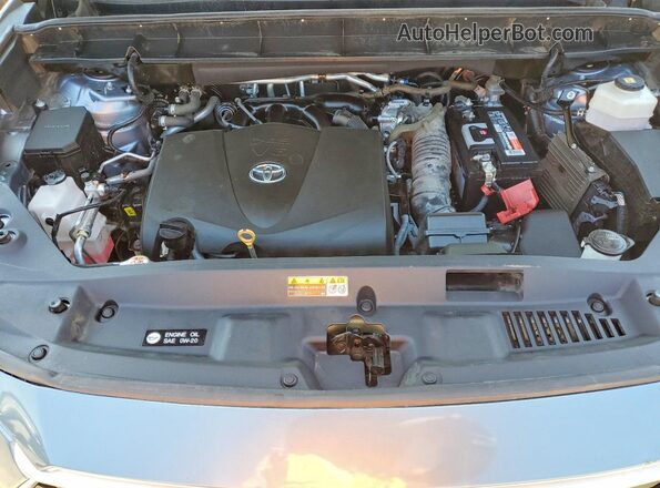 5TDHZRBH2LS038637 2020 TOYOTA HIGHLANDER Blue VIN կոդի պիտակի տեսք