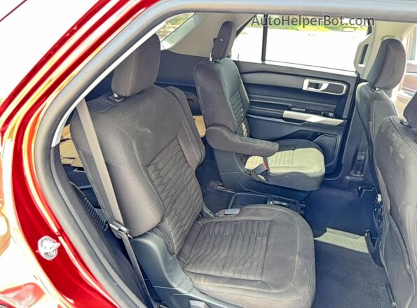 1FMSK7DH8MGA61598 2021 FORD EXPLORER Red Սալոնի դիմացի տեսք