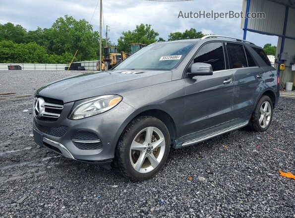 4JGDA5HB4JB183339 2018 MERCEDES-BENZ GLE-CLASS Gray Trasero izquierdo