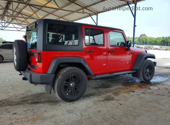 1C4BJWKG6GL107534 2016 JEEP WRANGLER Красный Передняя правая четверть