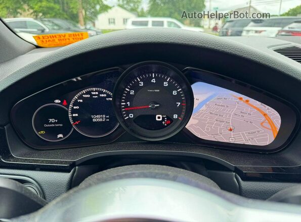 WP1AA2AY1KDA13707 2019 PORSCHE CAYENNE Black Вид панелі приладів