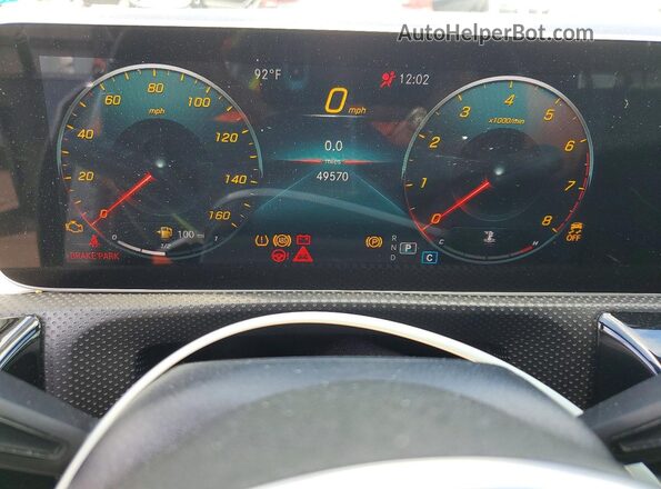WDD3G4EB4KW017528 2019 MERCEDES-BENZ A-CLASS Серебряный Вид задних сидений