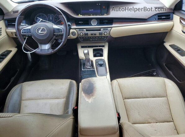 58ABK1GG9HU065448 2017 LEXUS ES Blue Instrument cluster view