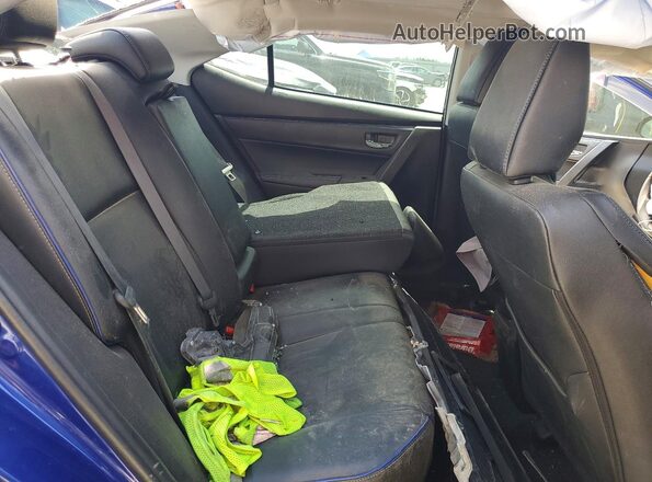 5YFBURHEXKP925363 2019 TOYOTA COROLLA Blue Rear interior view