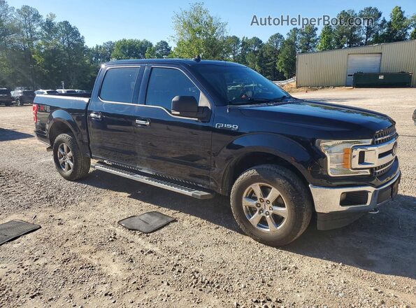1FTEW1E50KFD22975 2019 FORD F150 Black Front view