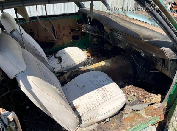 124379N537274 1969 CHEVROLET CAMARO Green Vista trasera