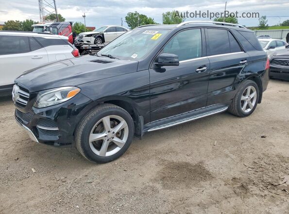4JGDA5HB9GA734377 2016 MERCEDES-BENZ GLE-CLASS Black უკანა მარცხენა