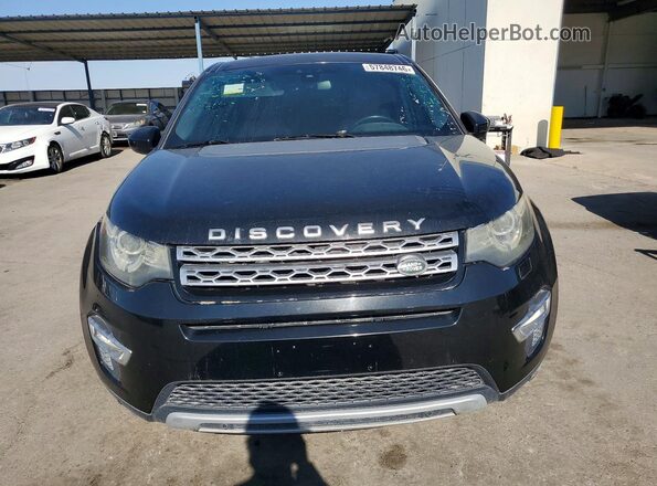 SALCT2BG9GH575034 2016 LAND ROVER DISCOVERY Black უკანა ხედი