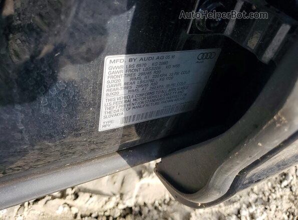 WA1LAAF79HD016930 2017 AUDI Q7 Blue VIN sticker view