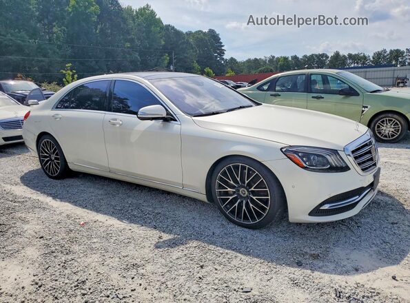 WDDUG8GBXKA490467 2019 MERCEDES-BENZ S-CLASS White 