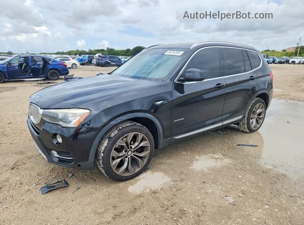 5UXWX7C58G0K36474 2016 BMW X3 Black Rear left