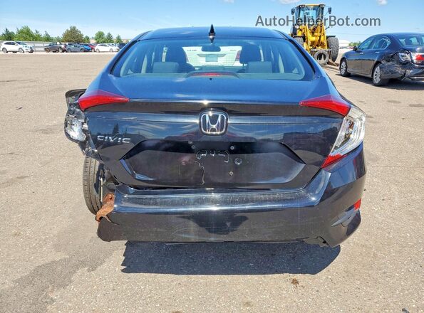 2HGFC2F75JH503944 2018 HONDA CIVIC Black Вид салону спереду