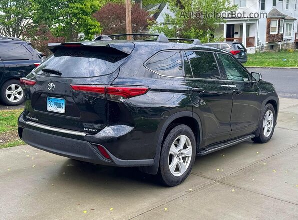 5TDBZRBH9NS165653 2022 TOYOTA HIGHLANDER Black 