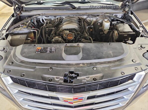 1GYS4BKJ2GR381803 2016 CADILLAC ESCALADE Black VIN კოდის სტიკერის ხედი