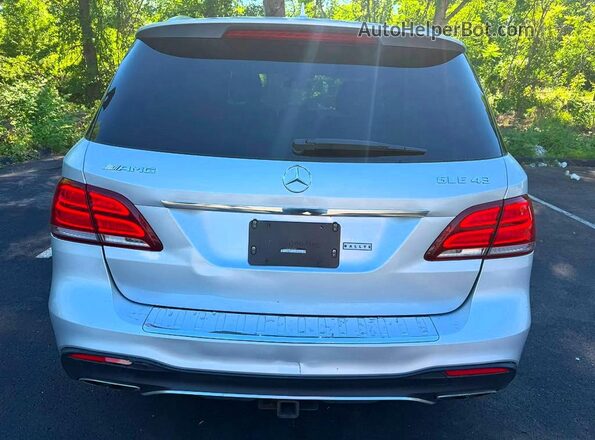 4JGDA6EB6JB160462 2018 MERCEDES-BENZ GLE Silver წინა სალონის ხედი