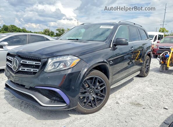 4JGDF7FE2HA773047 2017 MERCEDES-BENZ GLS Черный Задняя левая четверть