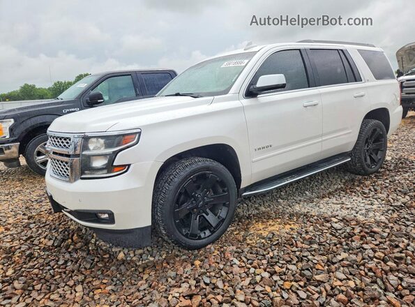 1GNSKBKC6JR179574 2018 CHEVROLET TAHOE White Задня ліва чверть