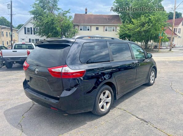 5TDKZ3DC7JS903233 2018 TOYOTA SIENNA Black Front right