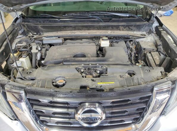 5N1DR2MNXHC606162 2017 NISSAN PATHFINDER Silver Вид наклейки з VIN-кодом