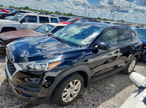 KM8J2CA40KU979852 2019 HYUNDAI TUCSON Black Trasero izquierdo