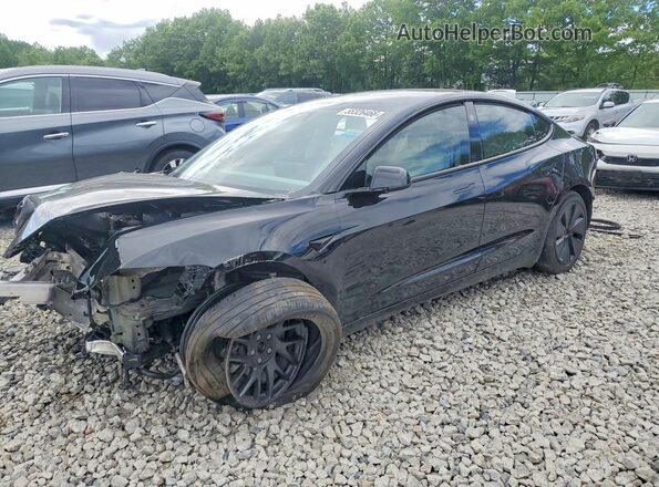 5YJ3E1EB2RF822019 2024 TESLA MODEL Black უკანა მარცხენა