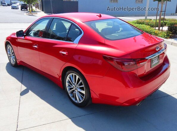 JN1EV7BP1PM512690 2023 INFINITI Q50 Red Դիմացի տեսք