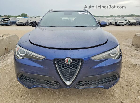 ZASFAKNN4J7B78596 2018 ALFA ROMEO STELVIO Blue Vista trasera