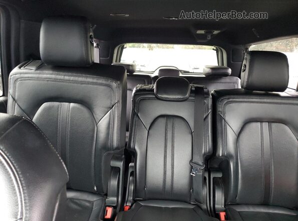 1FMJK2AT0JEA19148 2018 FORD EXPEDITION Black Widok wnętrza z tyłu