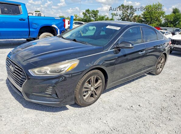 5NPE34AF8JH604682 2018 HYUNDAI SONATA Black 