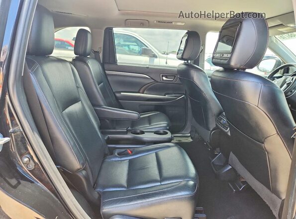 5TDDGRFH3KS054746 2019 TOYOTA HIGHLANDER Black Engine compartment view