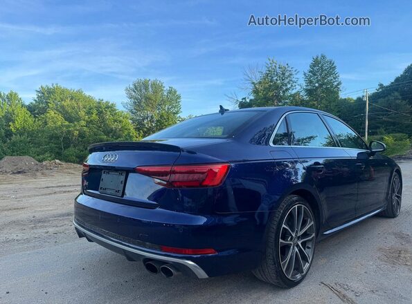 WAUB4AF40JA003891 2018 AUDI S4 Blue წინა ხედი