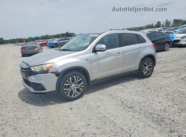 JA4AP3AU0JU002919 2018 MITSUBISHI OUTLANDER Silver Задня ліва чверть