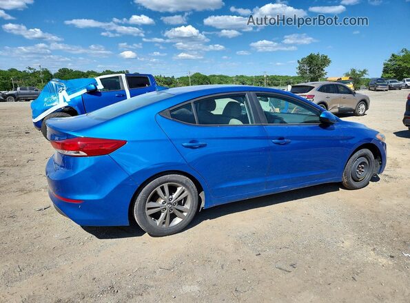 5NPD84LF1HH042547 2017 HYUNDAI ELANTRA Blue Delantero derecho