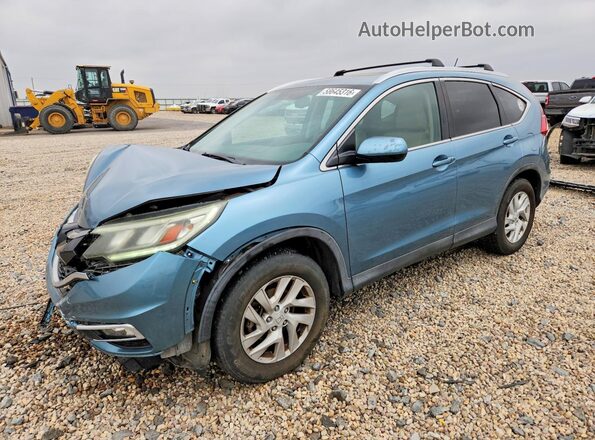 5J6RM4H76GL064020 2016 HONDA CR-V Blue Trasero izquierdo