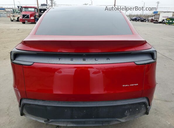 7SAYGDEE8TF431706 2026 TESLA MODEL Red წინა სალონის ხედი