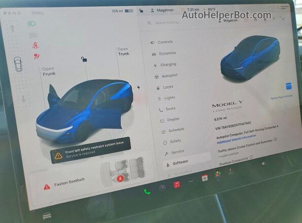 7SAYGDEDXTF407480 2026 TESLA MODEL Синий 
