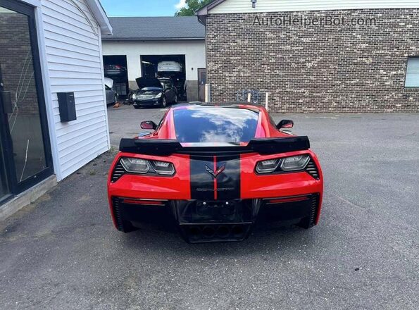 1G1YS2D66H5606157 2017 CHEVROLET CORVETTE Red წინა პანელის ხედი