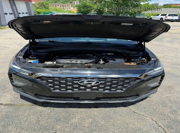 5NMS5CAA0LH250328 2020 HYUNDAI SANTA FE Black Вид ззаду