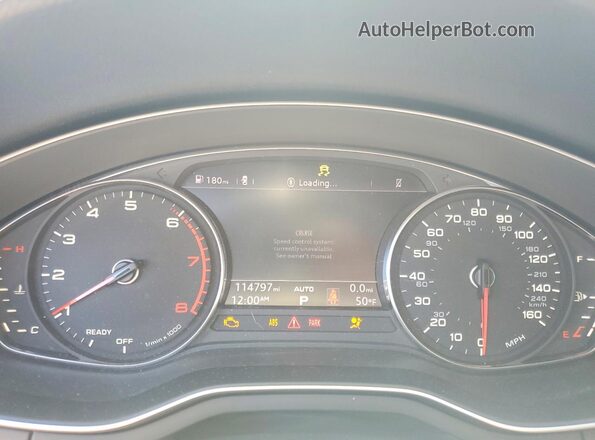 WAULMAF48JA145667 2018 AUDI A4 Gray Widok tylnych siedzeń