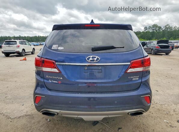 KM8SR4HF9HU243529 2017 HYUNDAI SANTA Blue 