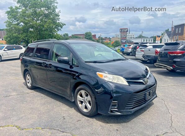 5TDKZ3DC7JS903233 2018 TOYOTA SIENNA Black Front view