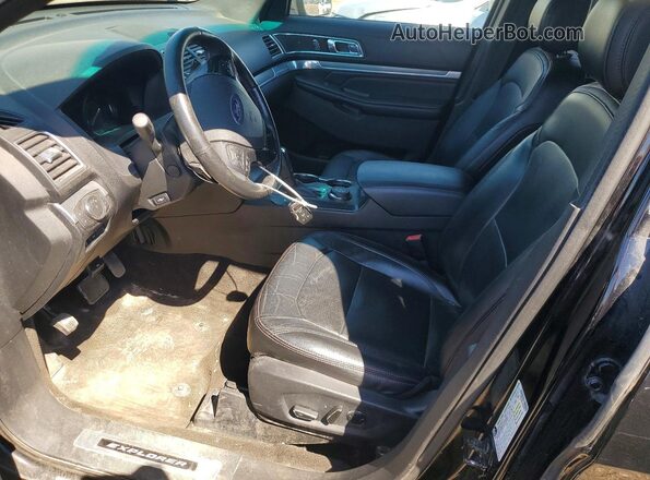 1FM5K8GT2GGA84575 2016 FORD EXPLORER Black Vista del salpicadero