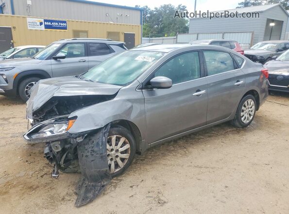 3N1AB7AP4KY211832 2019 NISSAN SENTRA Gray უკანა მარცხენა